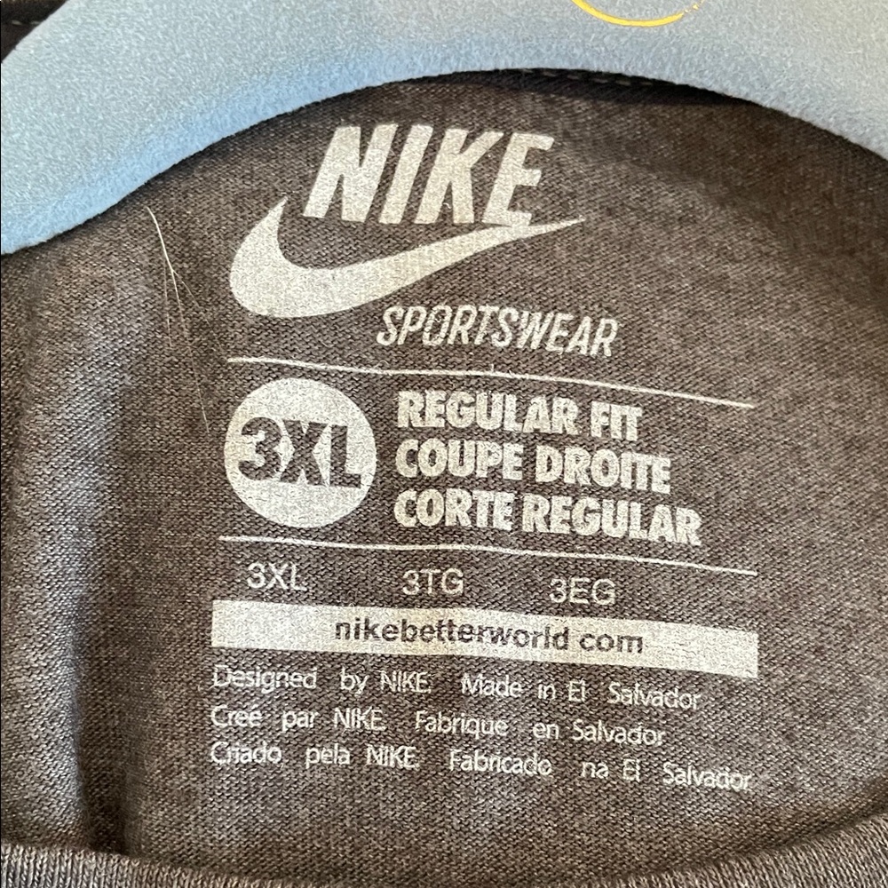 Nike Charcoal Vintage Tee with Teal and Black Graphics - Picture 13 of 14